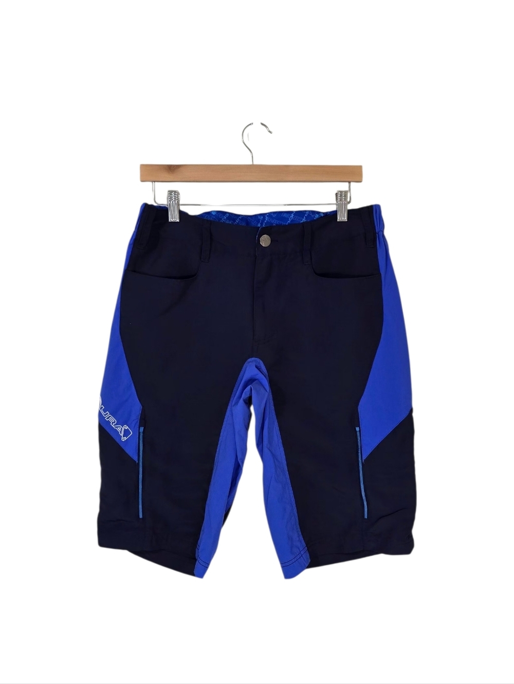 Endura Single Track Shorts Men's Cycling MTB Blue Size L Mountain Biking